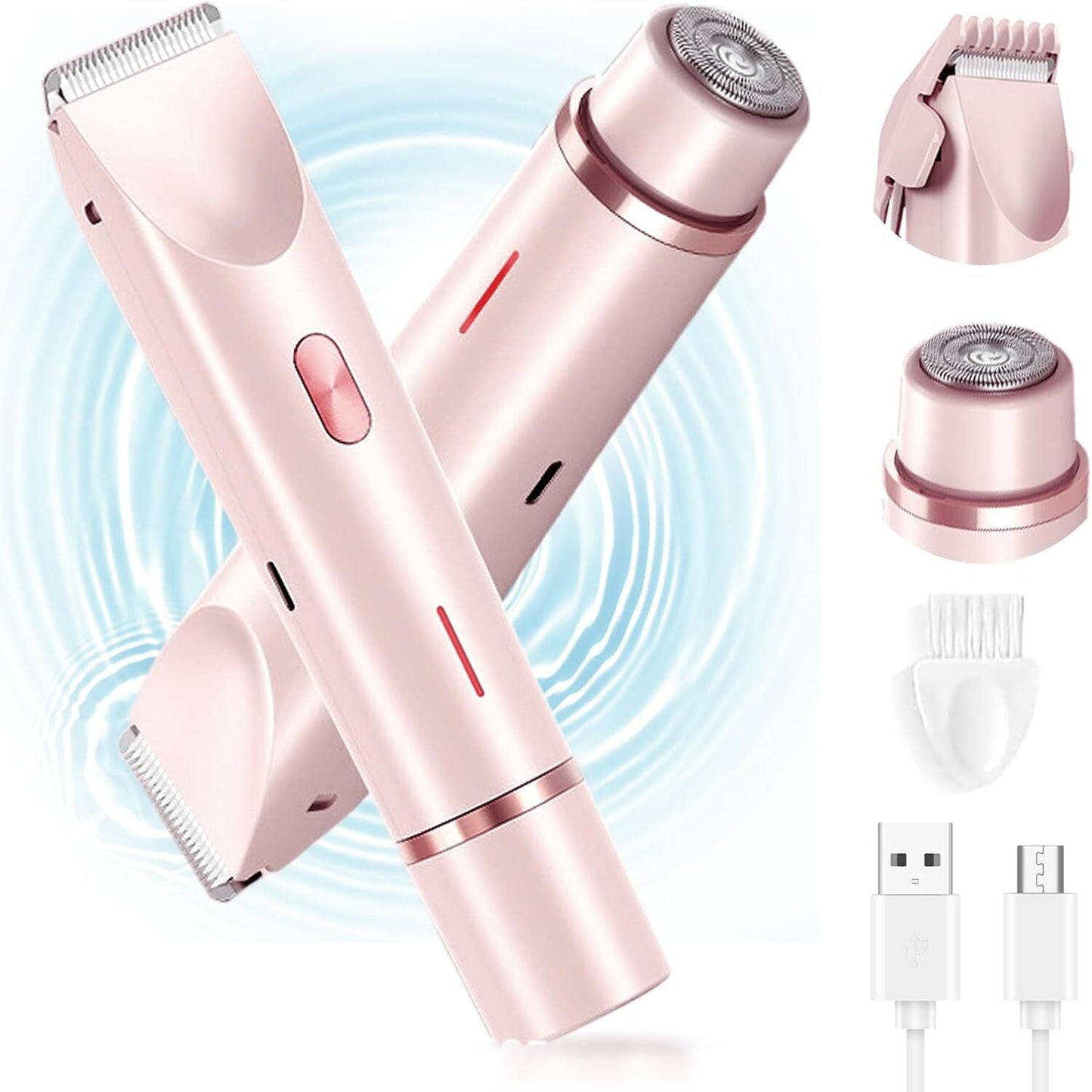 Electric Lady Shaver 2 in 1 Cordless Body Bikini Hair Remover